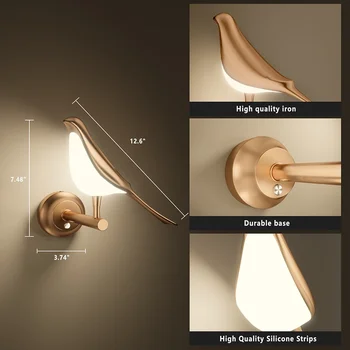 Led Wall Lamps Bird Night Light 1
