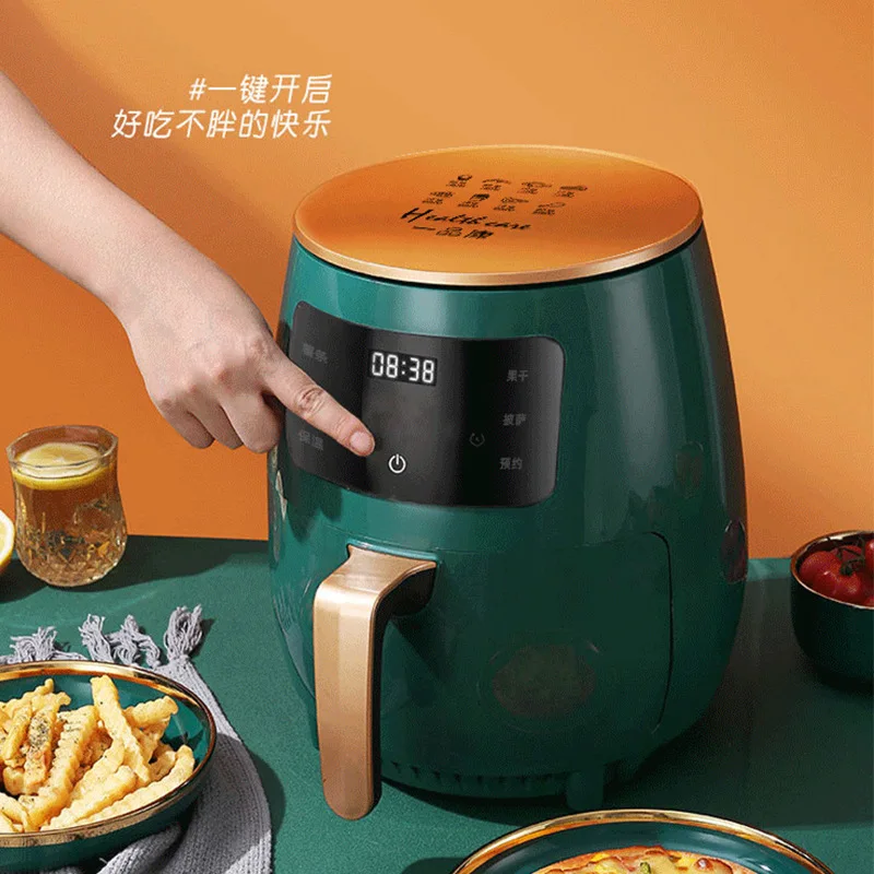 가정용 대용량 스마트 전기 에어 프라이어, 다기능 오일 프리 프렌치 프라이 기계 지원, 드롭 쉬핑