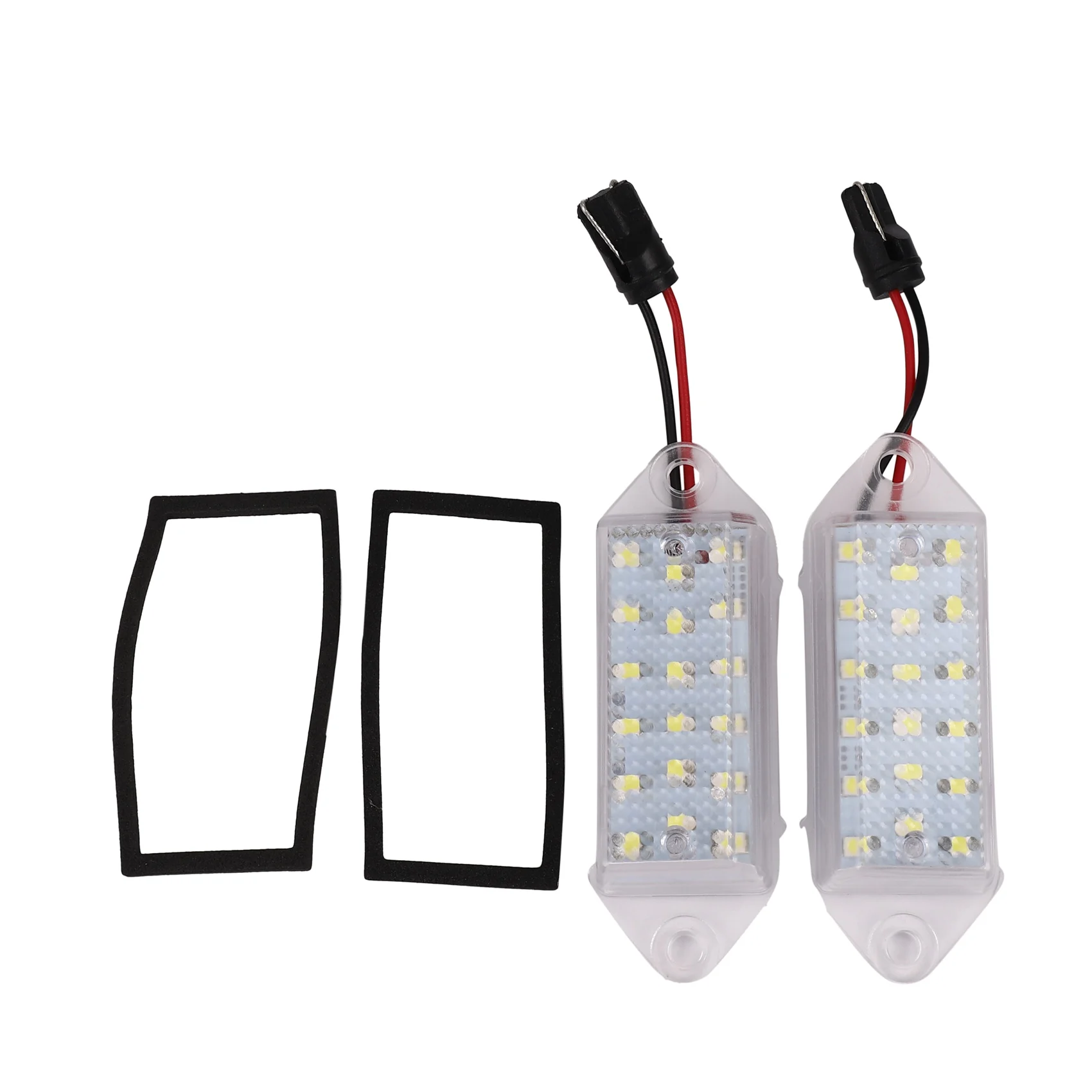 2Pcs Error Free Led Number Plate Bulbs 18Smd White Led License Plate Light Lamp For Mitsubishi Lancer X Evo 2003-2017