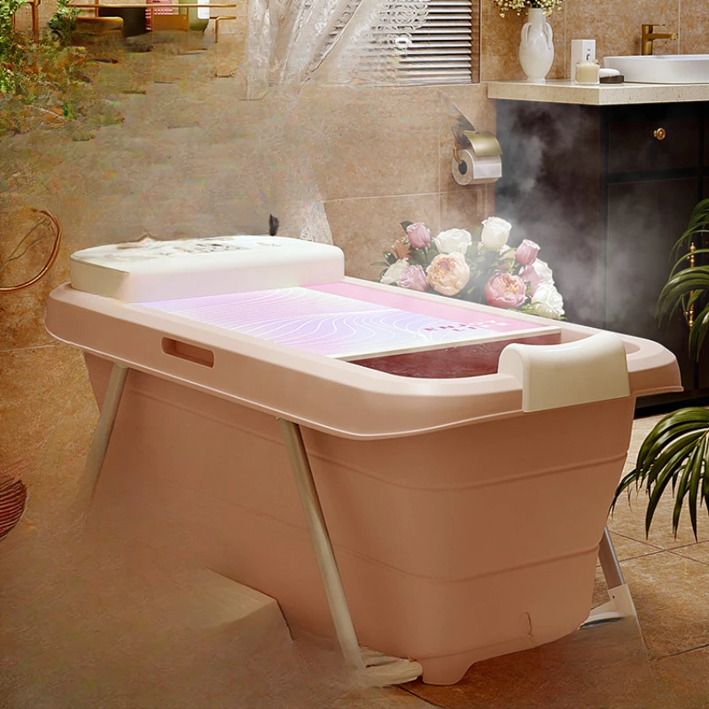 

Steaming box folding family with whole body detoxification sweating bathtub steam steaming bucket constant temperature