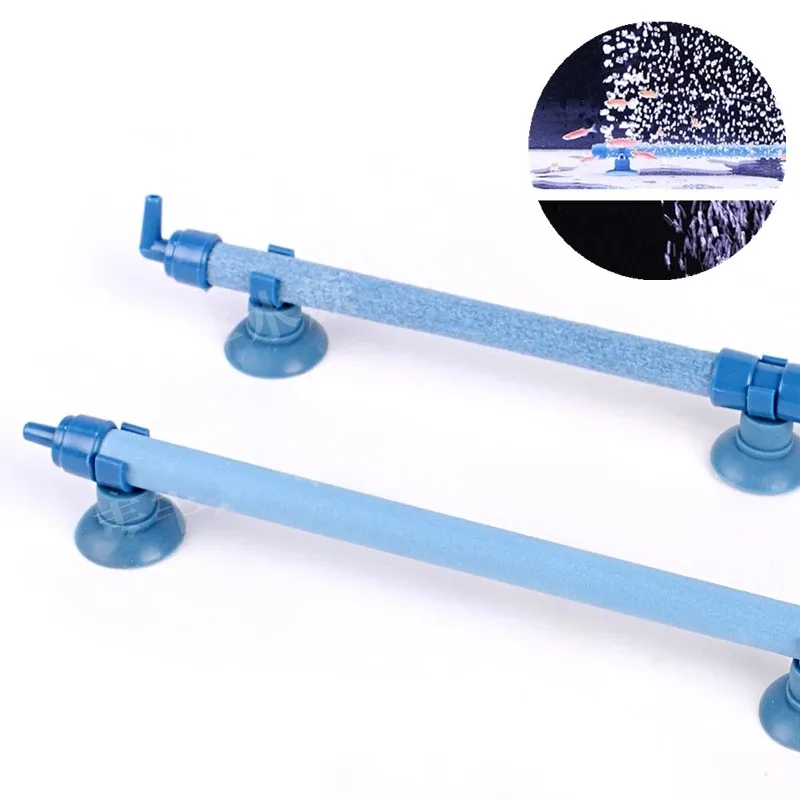 Aquarium Air Pump Fresh Air Stone Diffuser Tube Fish Tank Extendable Wall Air Pipe Suction Cup Fixed Waterscape Bubble Diffuser 3