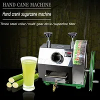 Hand Crank Stainless Steel Sugar Cane Machine Manual Sugarcane Juicer Sugar Cane Juice Machine 2
