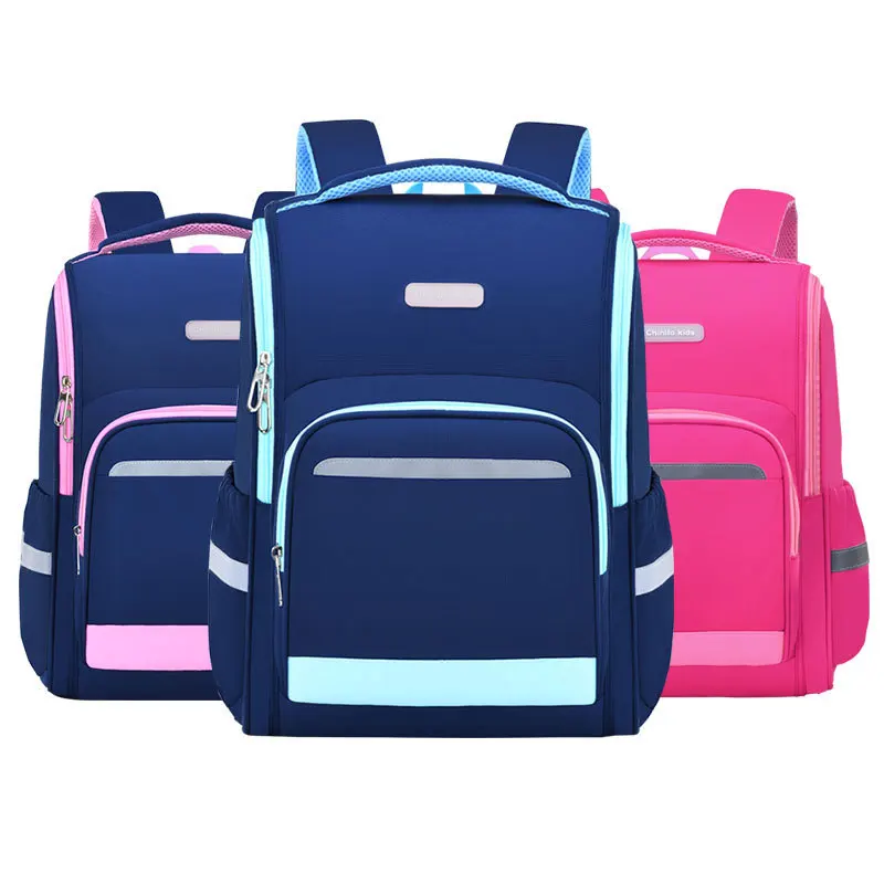 OYIXINGER High Quality Nylon Schoolbag For Primary Students Light Satchel Boys And Girls U-shaped Opening Bookbag Waterproof Bag