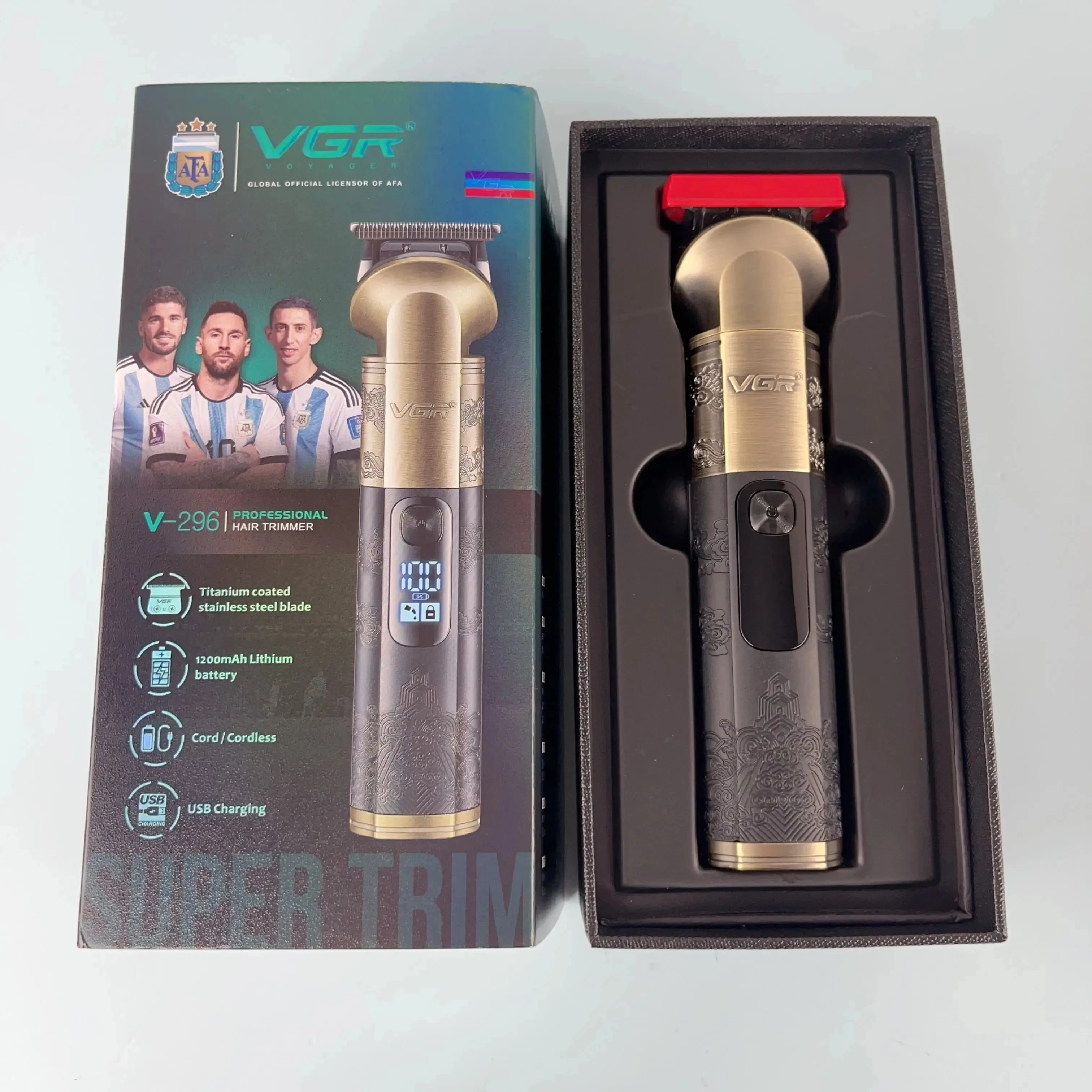 ماكينة قص الشعر الكهربائية VGR V-296، ماكينة معدني...