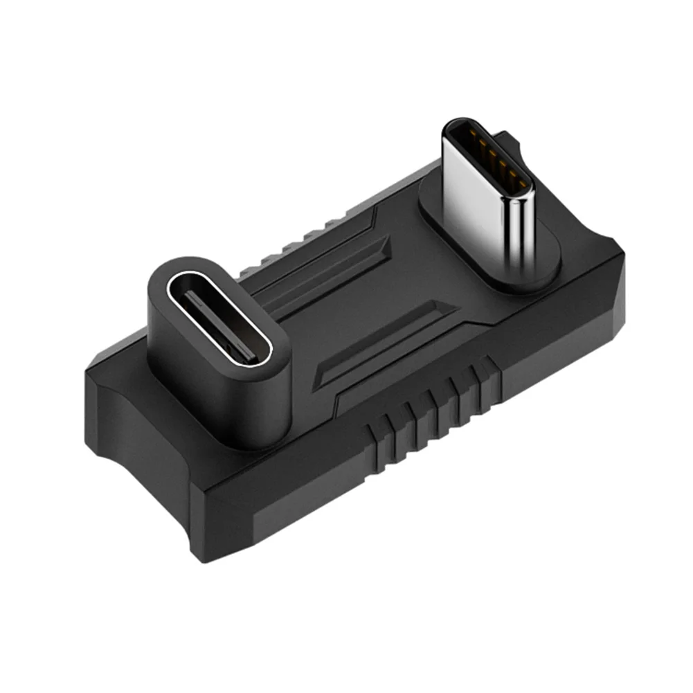 유형 C 어댑터 20Gbps 8K@60Hz USB-C 남성-USB-C 여성 어댑터 PD140W 180도 U자형 ASUS Rog Ally/NS 스위치 콘솔용