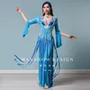 Customized Belly Dance Costumes BALADI Robe Performance Costume Oriental Dance Dress Folk Custom Multi Use 4 Piece Set