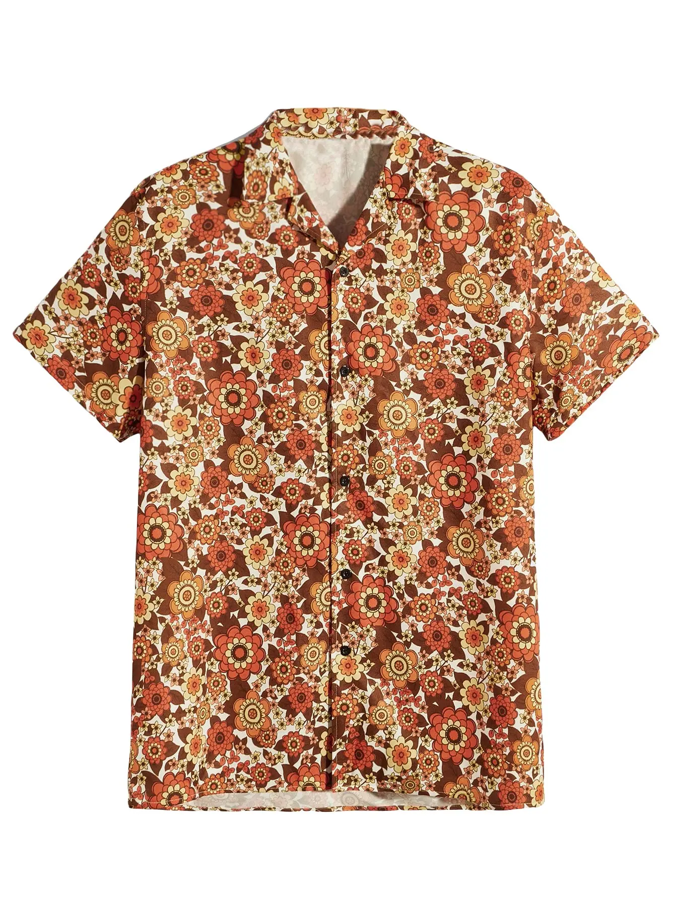 Fashion 3d Printed Summer Hawaiian Shirt Men Women Clothing Loose Beach Short Sleeve  Blouse Men's Vocation Lapel Camisa boy 2