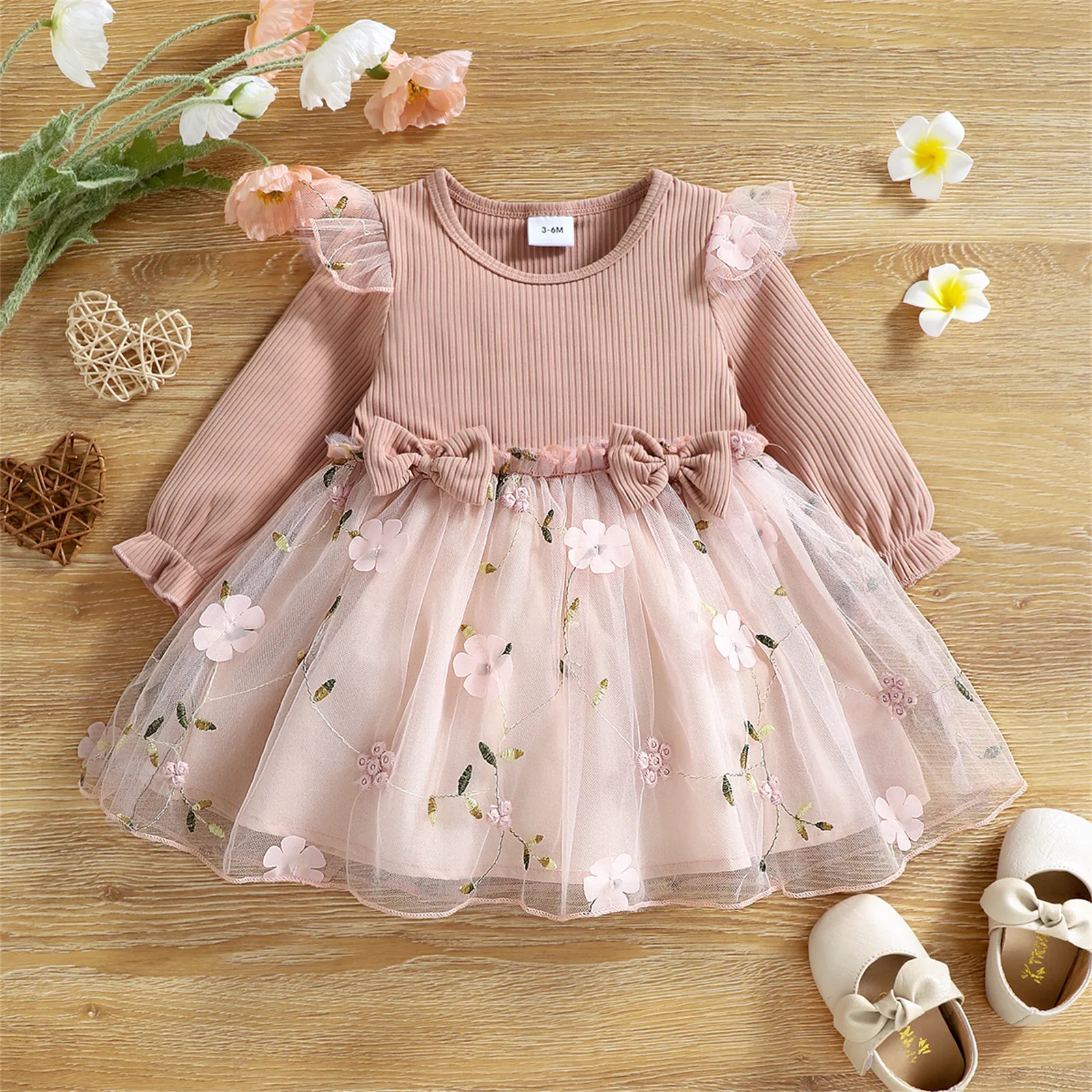 Buy Summer Newborn Baby Girls Summer Cartoon Ear Strap Casual Dress 0-24  Months Online at desertcartEcuador