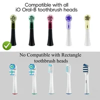 Couvercles anti-poussière pour brosse à dents électrique, 2 à 8 pièces, couleurs, capuchons compatibles avec la série Braun Oral B & iO, protecteur de tête 5