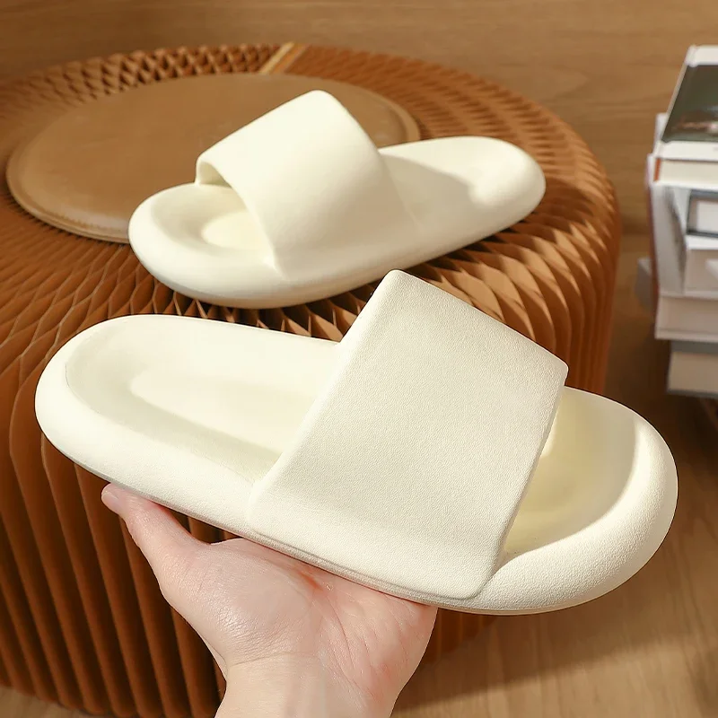 New Cloud Soft EVA Slippers Couples Home Outdoor Slipper Summer Beach Sandals Men Flip Flops Women Bedroom Thick Bottom Shoes 3
