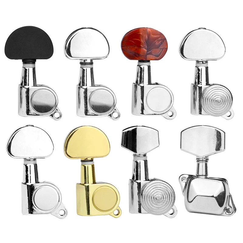 

Рукоятка гитары, тюнинговая катушка, струнный проигрыватель, аксессуары для гитары, полузакрытый, полностью закрытый семейный набор из 6 кнопок для станка