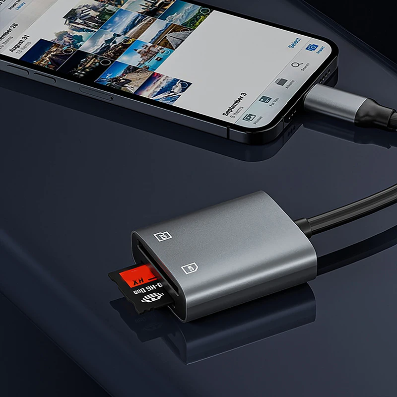 2in1 XD MS Memory Card Reader USB+Type-C Adapter for Laptop Computer PC Tablet Phone for Pad USB-C Converter usb hub adapter memory card reader usb port adaptor usb hub converter cable converter type c otg adapter