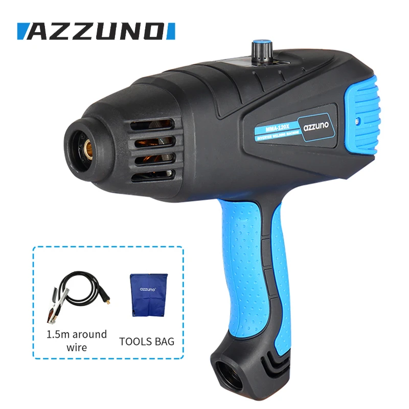 AZZUNO 220V 4800W Handheld Arc Welding Machine New Design with Mini Size for 2~14mm Easy Welding
