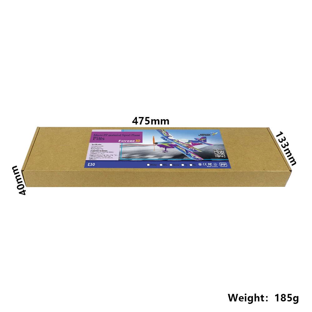 Micro Indoor PP Schaumstoff KIT Sport 3D Doppeldecker 450mm Spannweite Pitts Leichtestes RC Flugzeugmodell RC MODELL HOBBY SPIELZEUG BESTSELLER FLUGZEUG – Detail 4