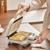 Retro Style Ceramic Baking Tray Double Plate Sandwich Breakfast Machine, Timing Multi-function Waffle Maker ,  Bread Makers 5