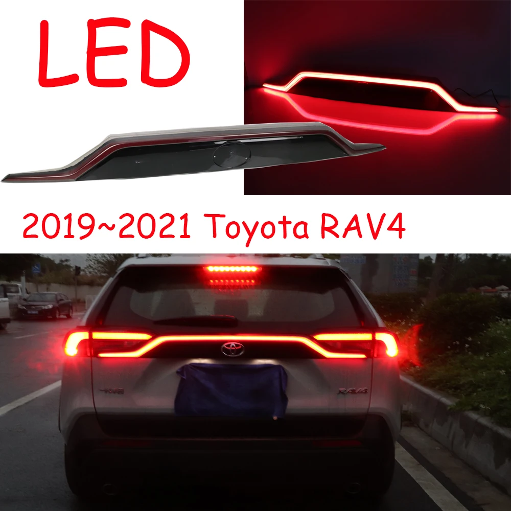 

Динамический задний фонарь для бампера автомобиля RAV4, задсветильник RAV 4 2019 ~ 2021 светодиодный автомобильные аксессуары, задний фонарь RAV4, противотуманный фонарь