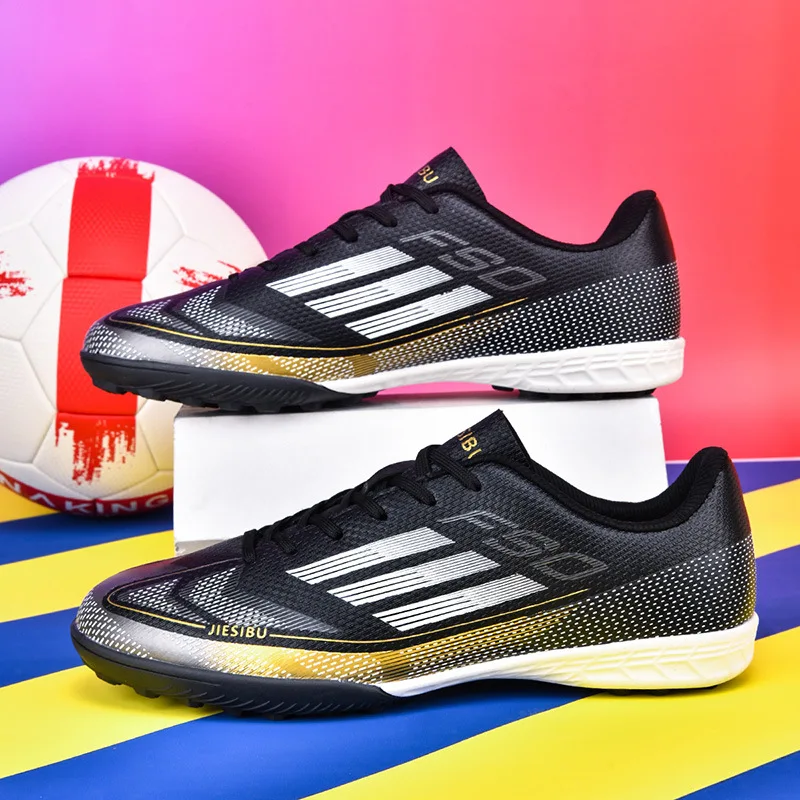 Multi-Color Non-Slip Soccer Shoes with TPU Round Studs for Indoor & Outdoor Training