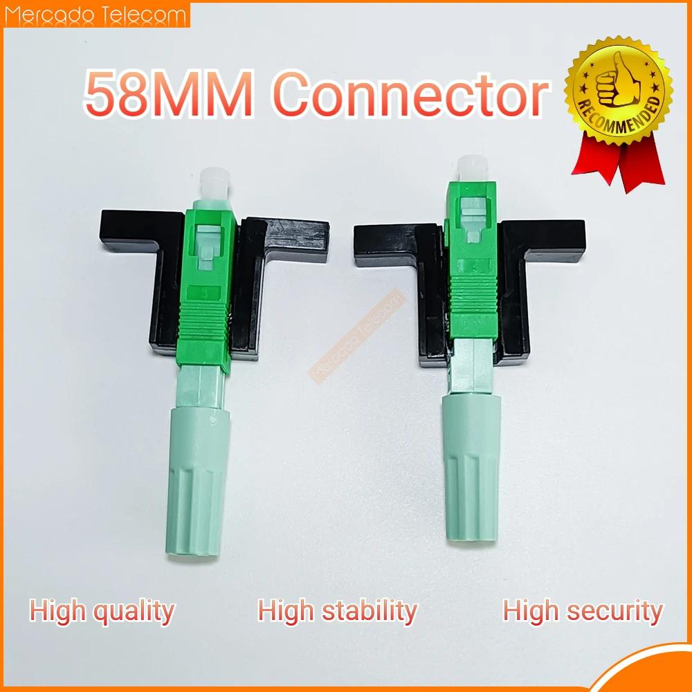FTTH 58MM Fixed-length Block LX58 Single-Mode SC UPC APC Fast Connector FTTH Tool fiber optic connector 50,100,200pcs Lot