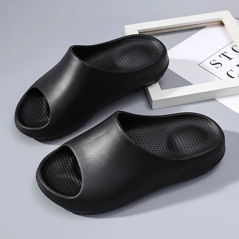 Slippers for Women and Men Non-Slip With Thick Sole Soft Foam Sliders Super Soft Non-Slip Slipper for Indoor Outdoor_voghion.com