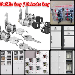 5/20/100Set Security Lock Metal Cylinder Cabinet Locker Cam Lock With Keys Security Mailbox Lock Drawer 16mm/20mm/25mm/30mm/35mm