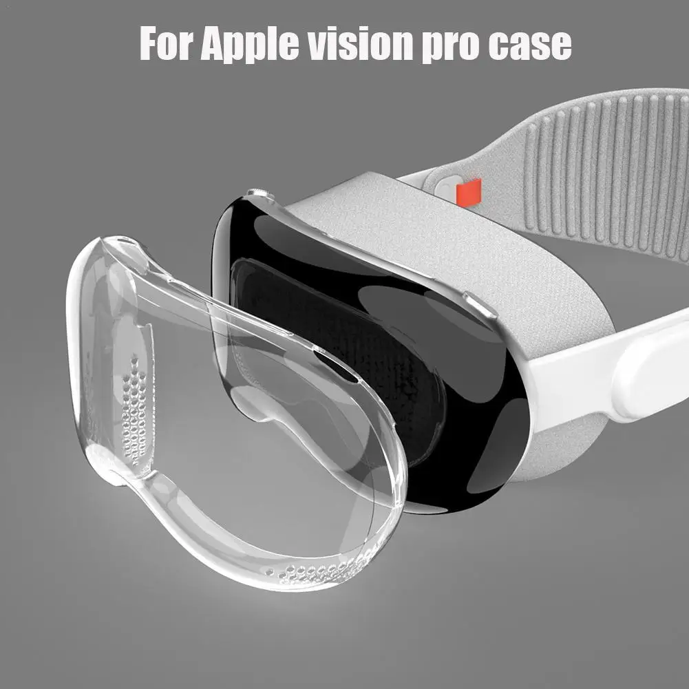 Custodia Protettiva In Tpu Trasparente Per Apple Vision Pro Per Vision Pro Vr Headset Head Face Cover Eye Pad Accessori Vr