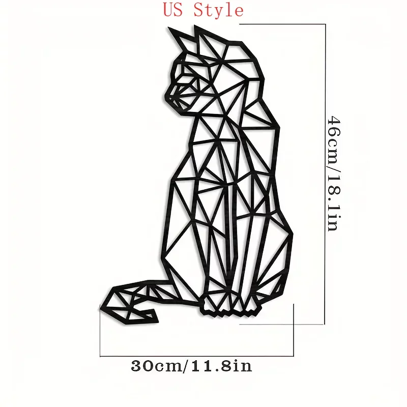 

Crafts Ornaments Wall Hanging Decoration Metal Crafts Selling Bedroom Livingroom Ornaments Cat Decor Metal Wall Mounted Decor Ga