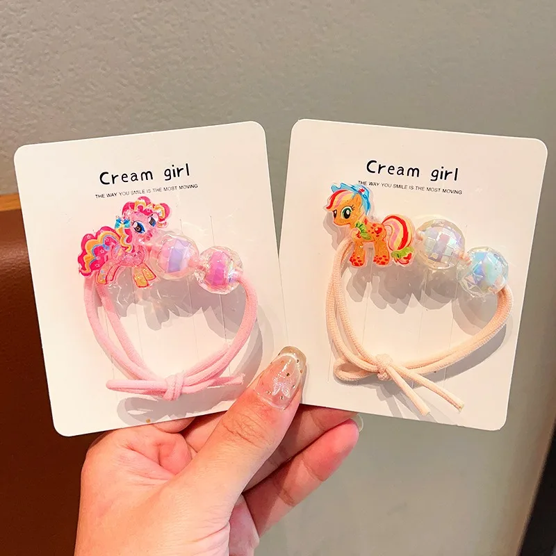Adorable My Little Pony Hair Scrunchies Set – Cute Kawaii Elastic Hair Accessories Gift