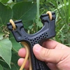 Dual Purpose Slingsshot Outdoor Hunting and Shooting High Precision Sliding Simpleshot Slingshot for Hunting Kit Gun Games 4