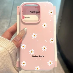 Charming Daisy Flower Pattern Phone Case - Stylish and Protective Cover - Galaxy S23 Ultra (FE - P0398)