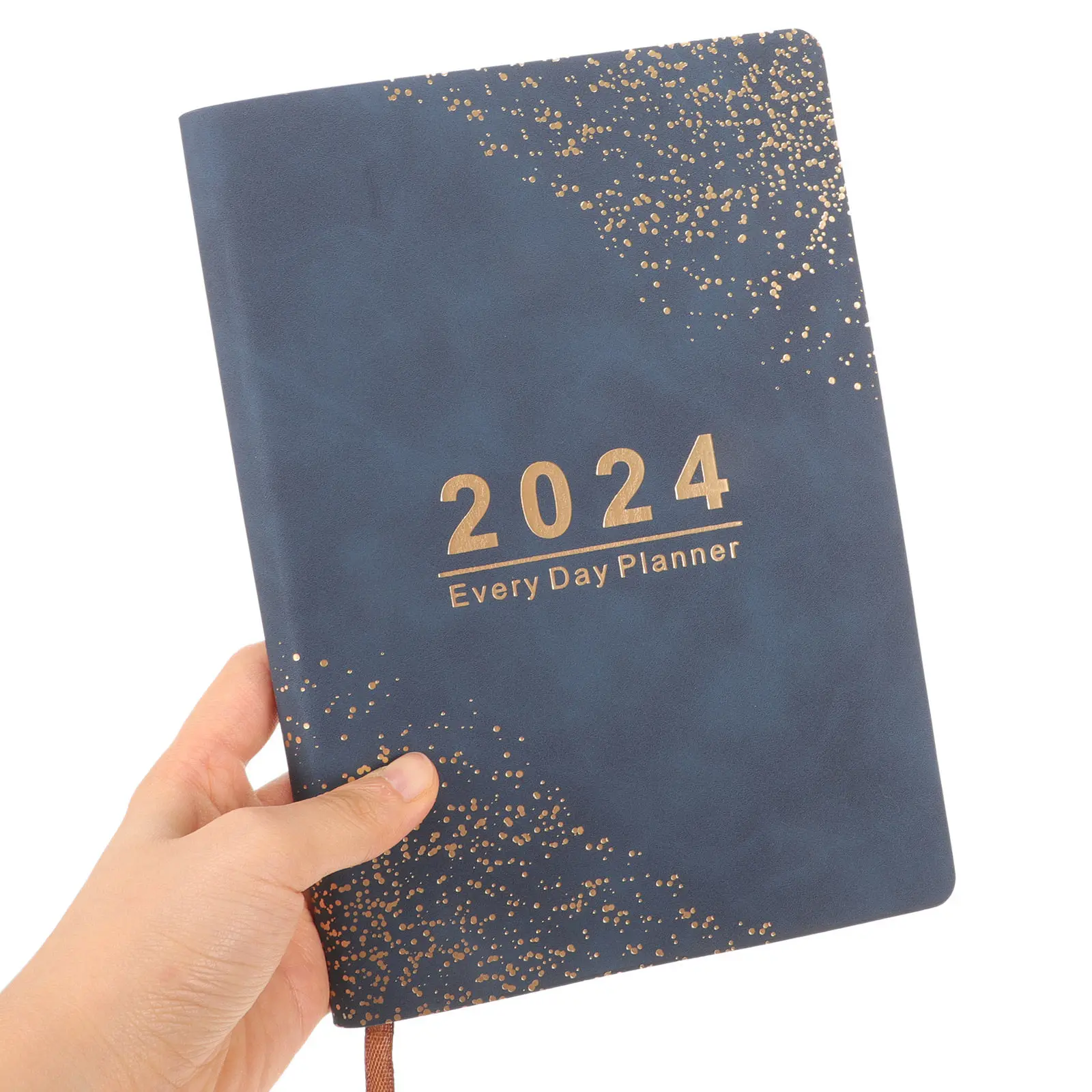 영어 노트북 스타일리쉬 데일리 플래너 날짜 없는 휴대용 플래너 저널 경량 학업..