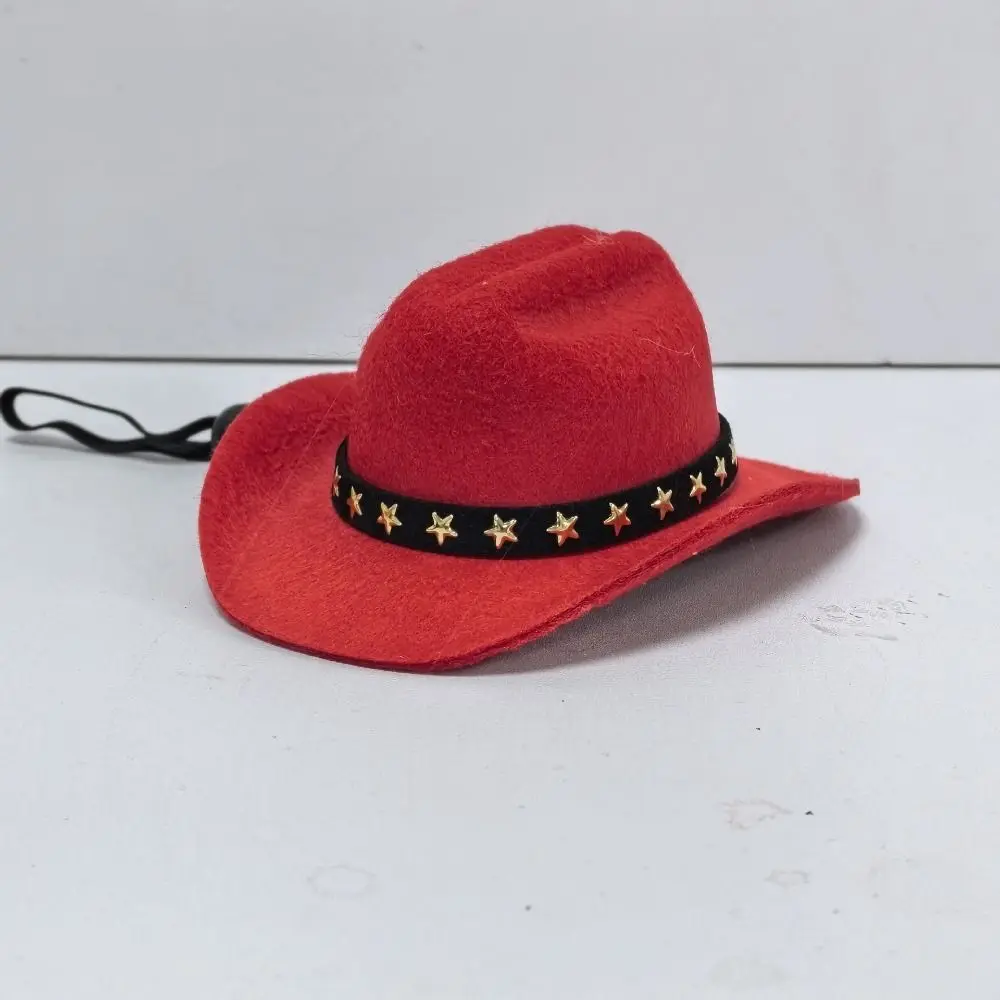 Cappello Da Cowboy A Stella Per Cani E Gatti – Regolabile, Disponibile In Taglia S (13,5 Cm) E L (15,4 Cm), Perfetto Per Feste E Foto