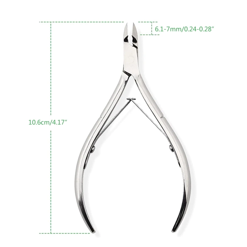 Dead Skin Remover Cuticle Scissors Extra Fine Curved Manicure Nippers Cuticle Clipper Toenail Nippers for thick Toenails