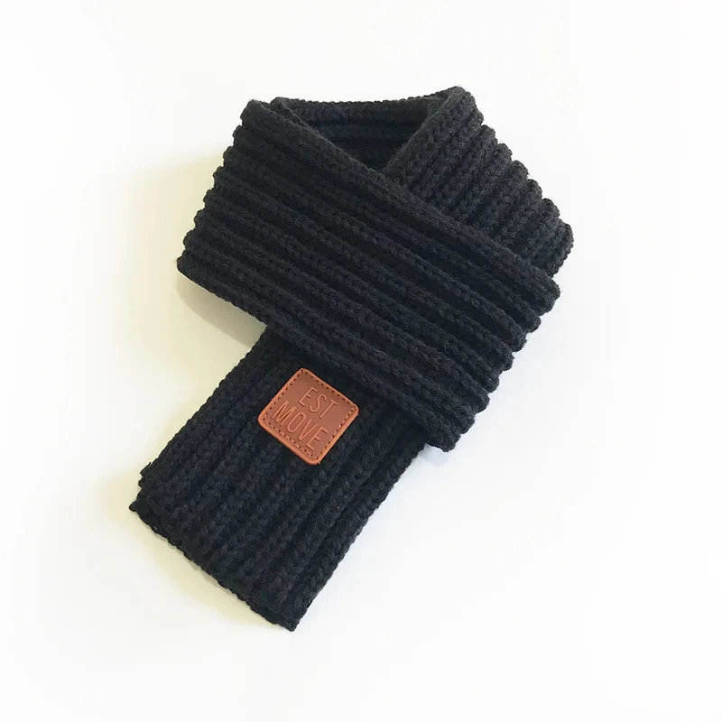 Kids Scarf Boys Girls Baby Winter Warm Scarf Women Knit Shawl Children Neck Collar Keep Warm Accessories