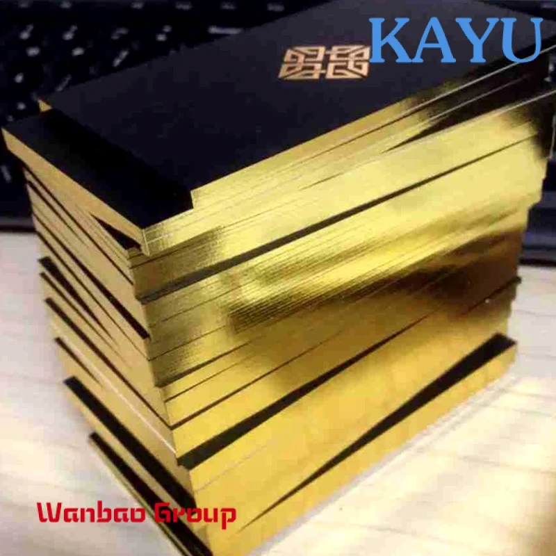 Custom  High Quality Custom Luxury Gold Foil Logo Printing Business Cards With Own Design Printing Service customized product、cheap price gold foil printing custom design wedding thank you cards