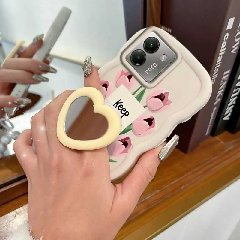 3-Piece Stay Happy Phone Case Set with Lanyard & Stand