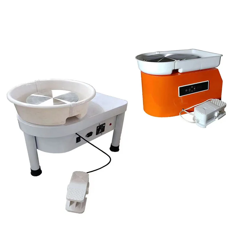 

Electric Pottery Wheels Machine Clay Forming Machine Foot Pedal Control DIY Ceramic Clay Sculpting Tool