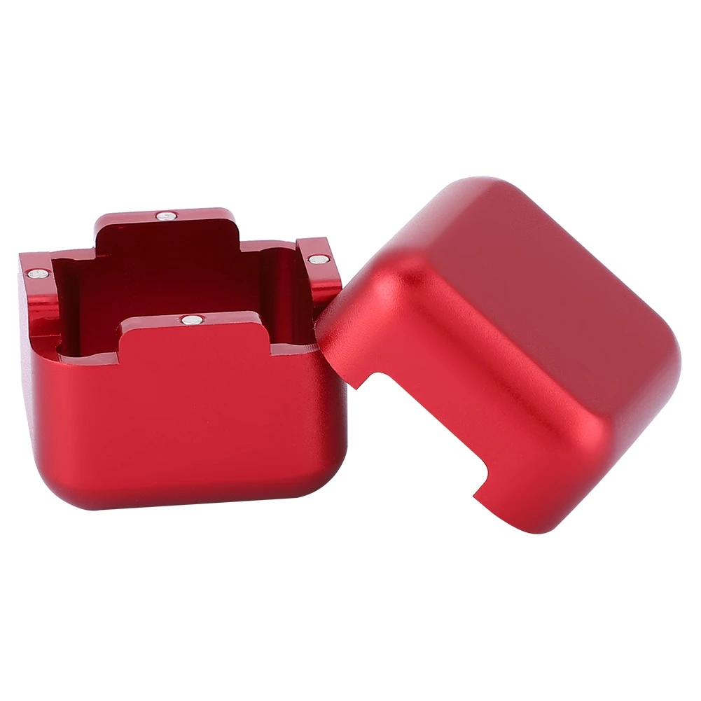 Billiard Cue Chalk Holder Snooker Chalk Holder Aluminum Portable Mini Cue Tip Billiard Pool Chalks Carrier Case