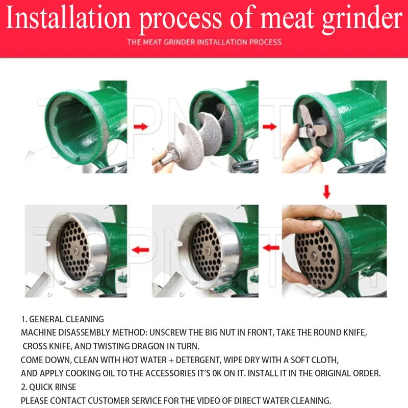 Professional 32 Industrial Commercial Electric Duck Chicken Fish Bone Chili Lamb Beef Meat Mince Mincer Grinding Grinder Machine 5