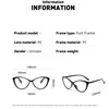 New Vintage Photochromic Eyeglasses Large Frame Cat Eye Reading Glasses Blue Light Blocking Eye Protection Presbyopia Eyewear 6