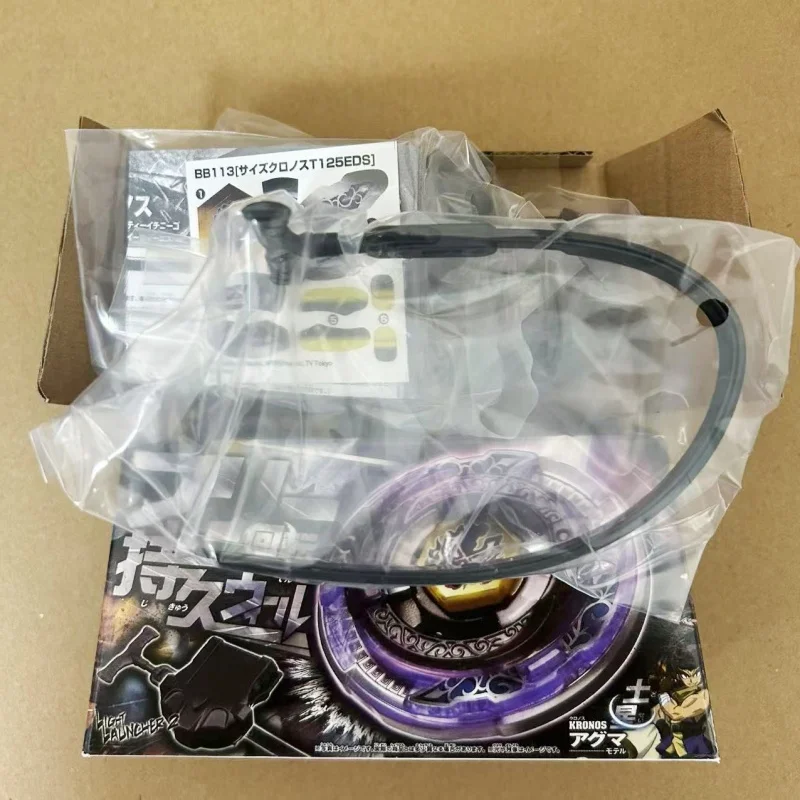 Spinning Top Toy Bey Launcher beyscollector BB113 SCYTHE KRONOS T125EDS 4D WITH Light Launcher
