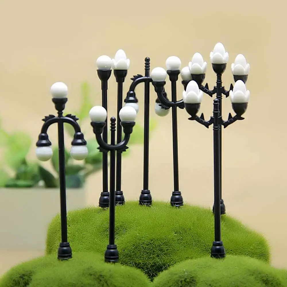 

Plastic DIY Home Garden Decoration Fairy Miniature Lamp Landscaping Artificial Lamp Street Lamp