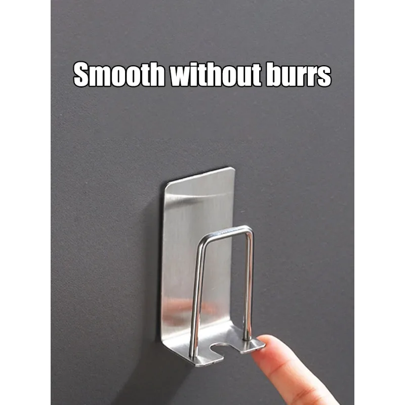 Stainless Steel Toothbrush Wash Cup Holder Wall-Mounted for Home