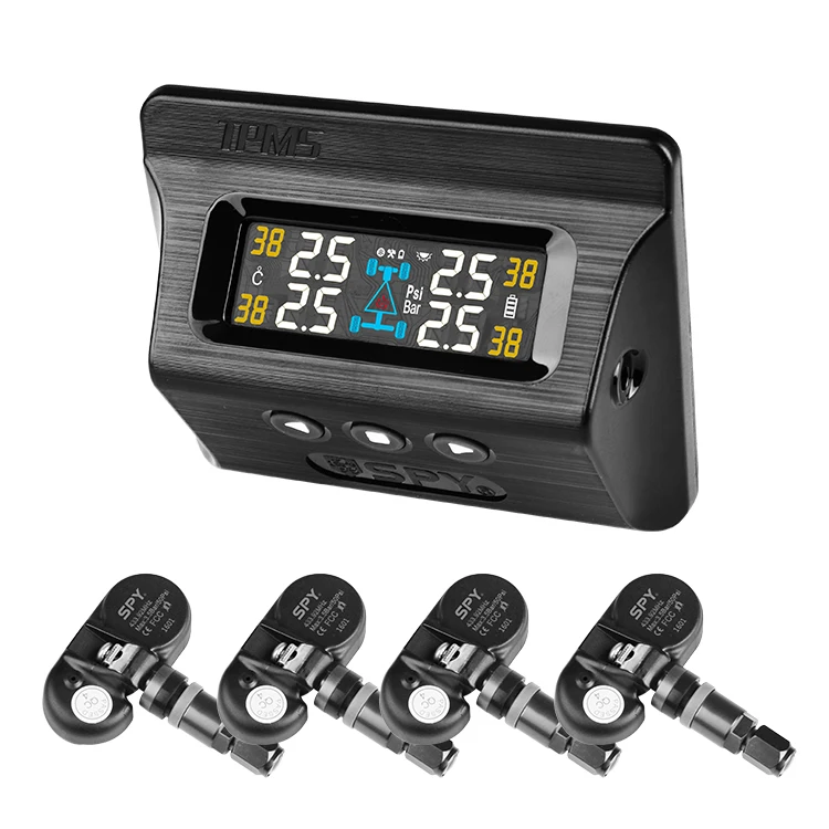 SPY 타이어 게이지, 자동차 액세서리, 타이어 압력 모니터링 시스템, 15 psi, 434mhz, 2 in 1 tpms 센서