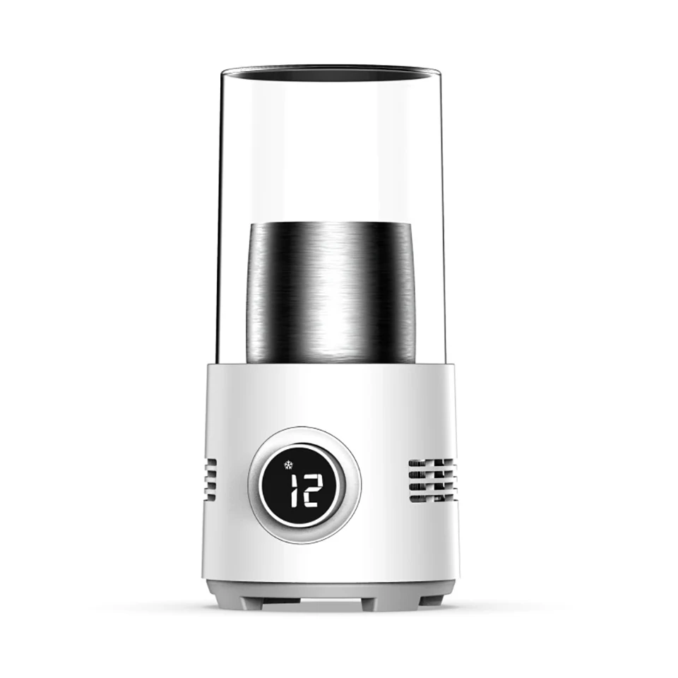 New 2 In 1 Drinks Cup Cooler Coffee Mug Warmer for Milk Tea Beer Desktop Electric Beverage Heating Cooling Cup for Home Office 6