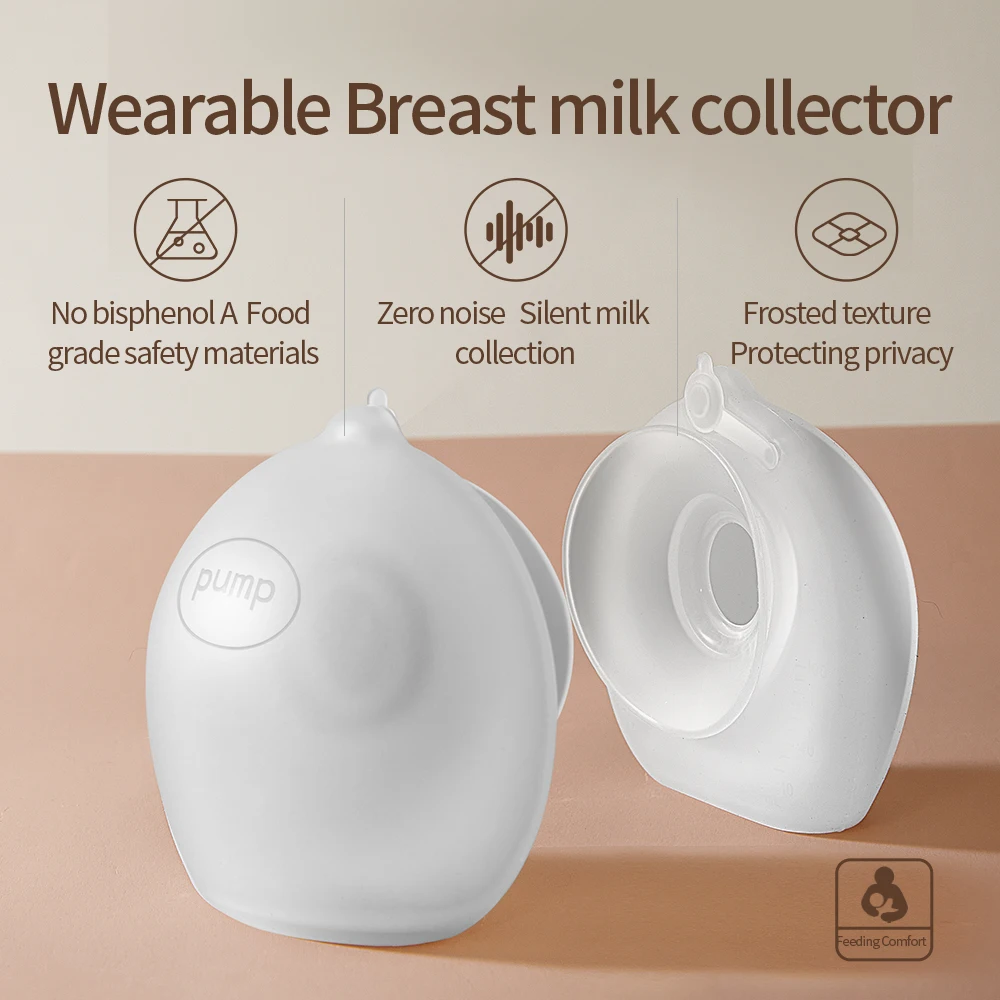 Sunveno Upgraded Dual-Function Silicone Breast Pump: Transparent Collection and Manual Suction in One