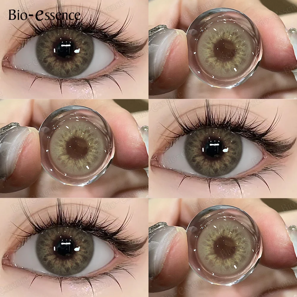 Bio-Essence Radiant Blue Contact Lenses - Enhance Your Natural Eye Color with Stunning Hues