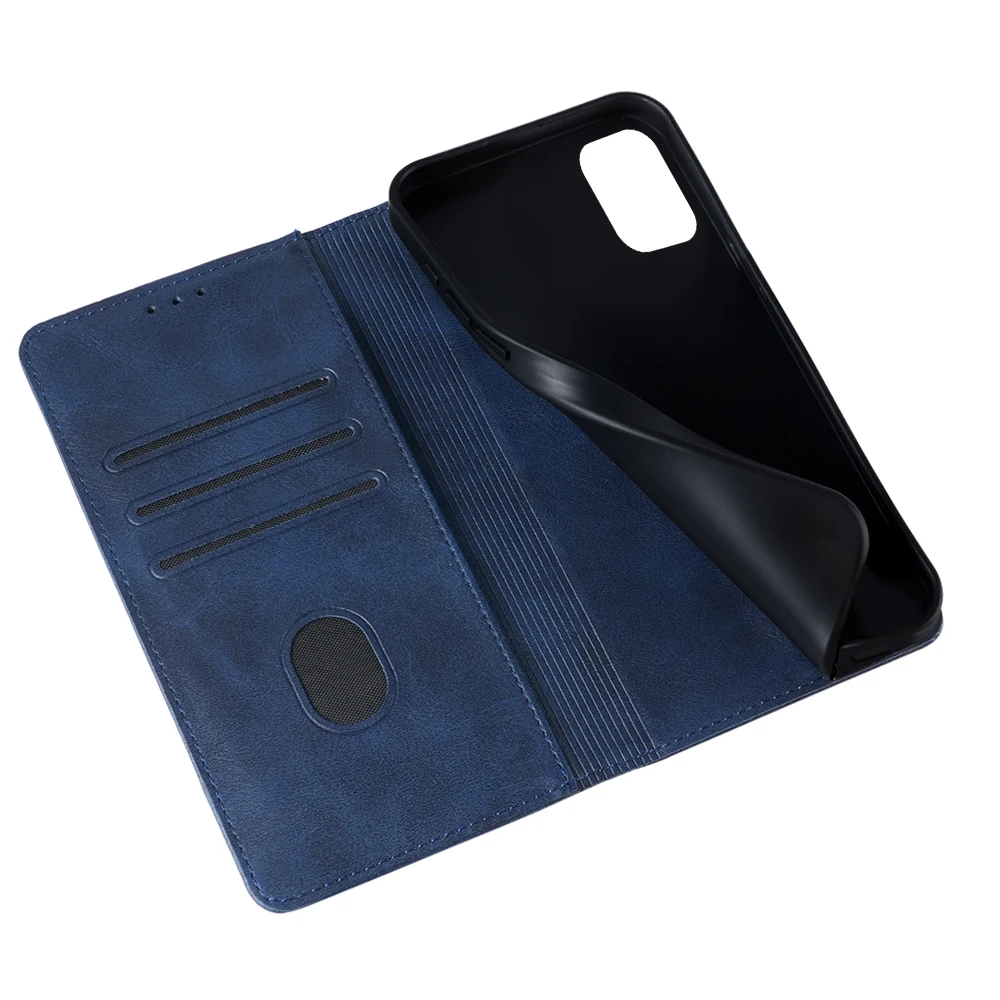 Elegant Retro Leather Flip Case - Premium Magnetic Book Cover