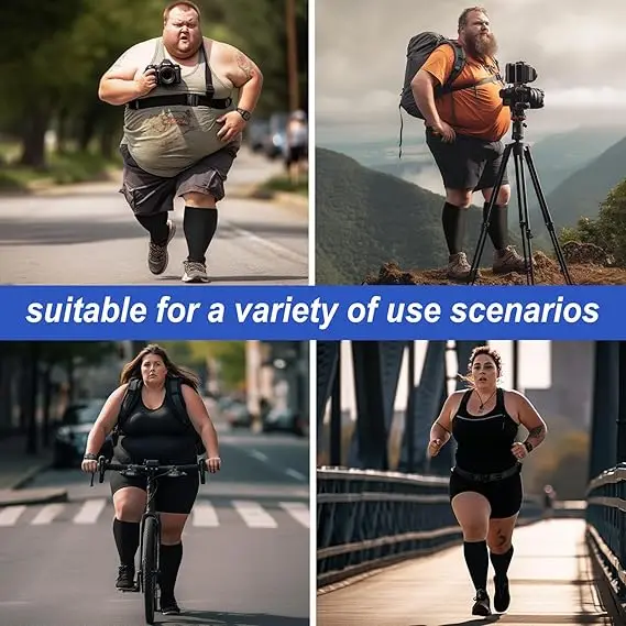 Compression Socks Premium Plus Size For Men Women Cycling Toeless Sport Anti Fatigue Pain Relief Medical Nursing