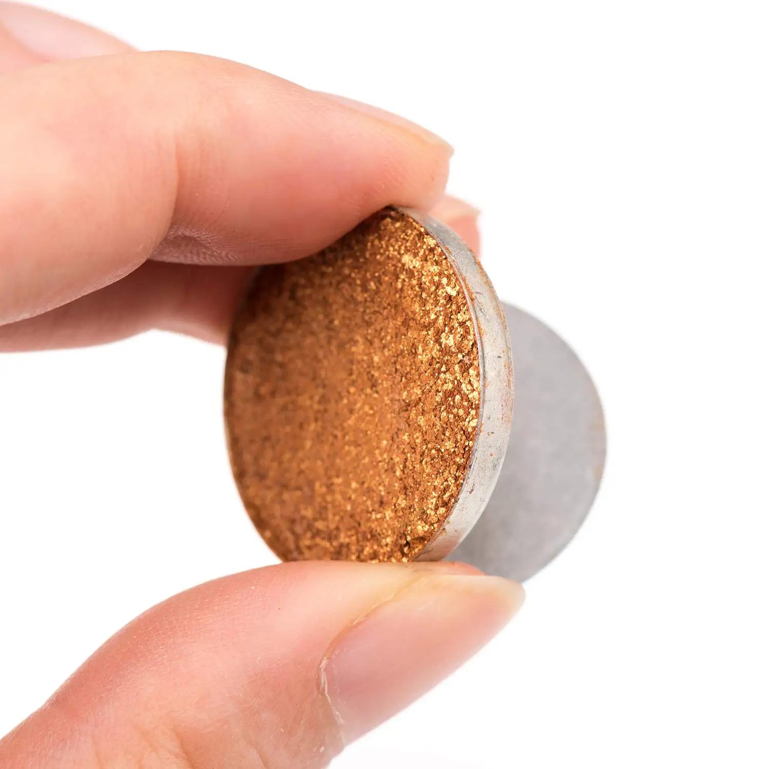20Pcs Metal Stickers for Magnetic Palette Empty Eyeshadow Makeup Palette Round 25mm 30mm 50mm Square 17mmX14mm 6