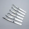 VETUS Original New MTS Series Silver Tweezers for Eyelash Extensions Stainless Steel Hyper Fine Tip Anti Static ESD Tweezers 3